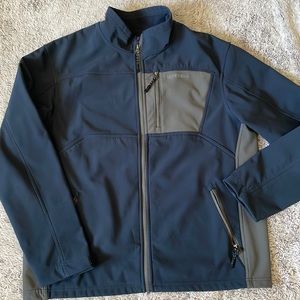 Redhead raincoat; size large; men; navy blue